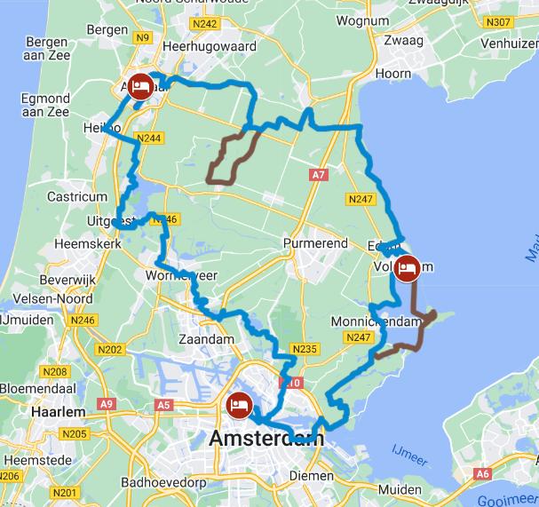 NL15020 Tour de la péninsule de Hollande-Septentrionale - 5 jours