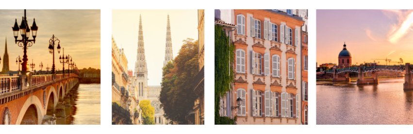Bordeaux et Toulouse